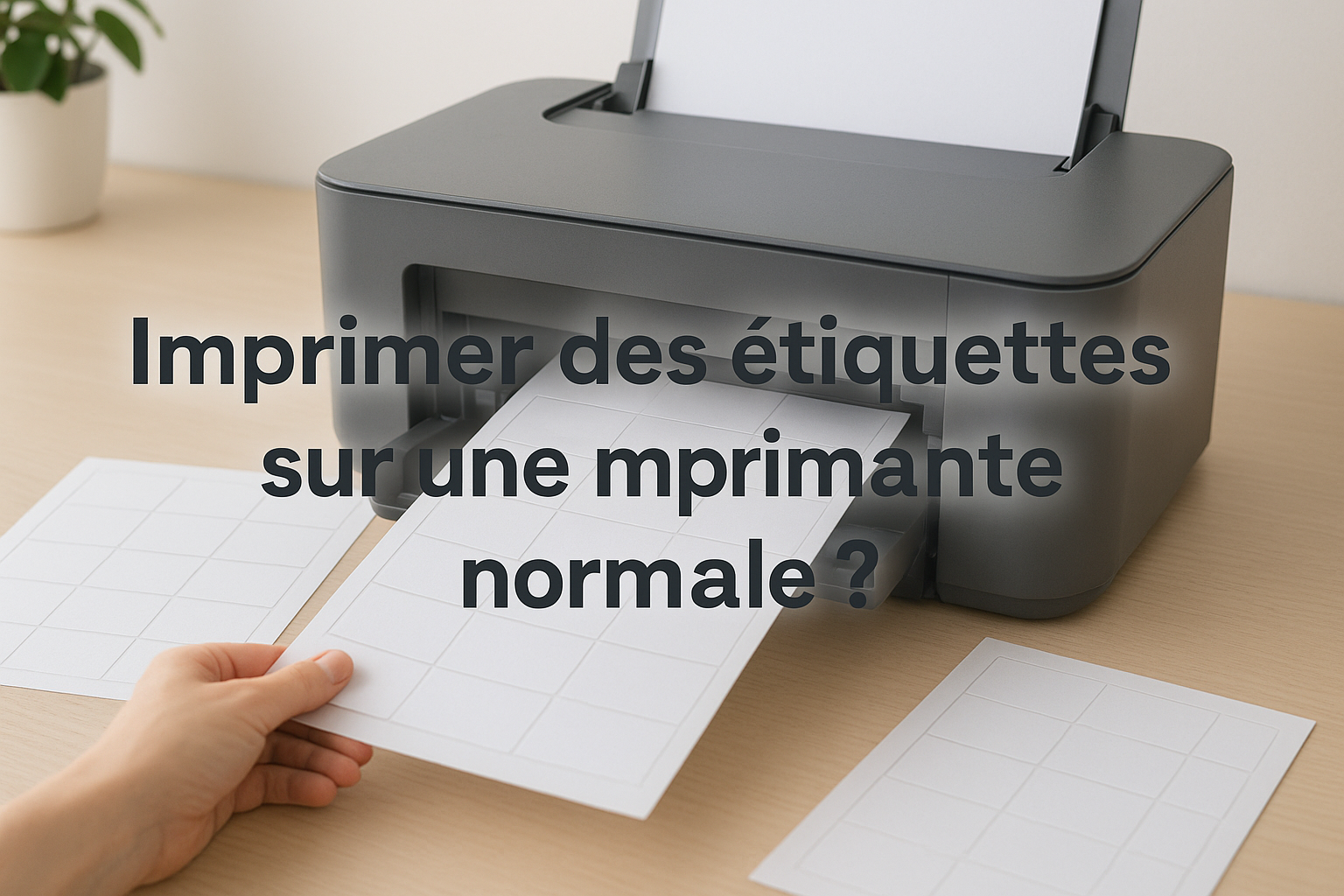 Puis-je imprimer des étiquettes sur une imprimante normale ?