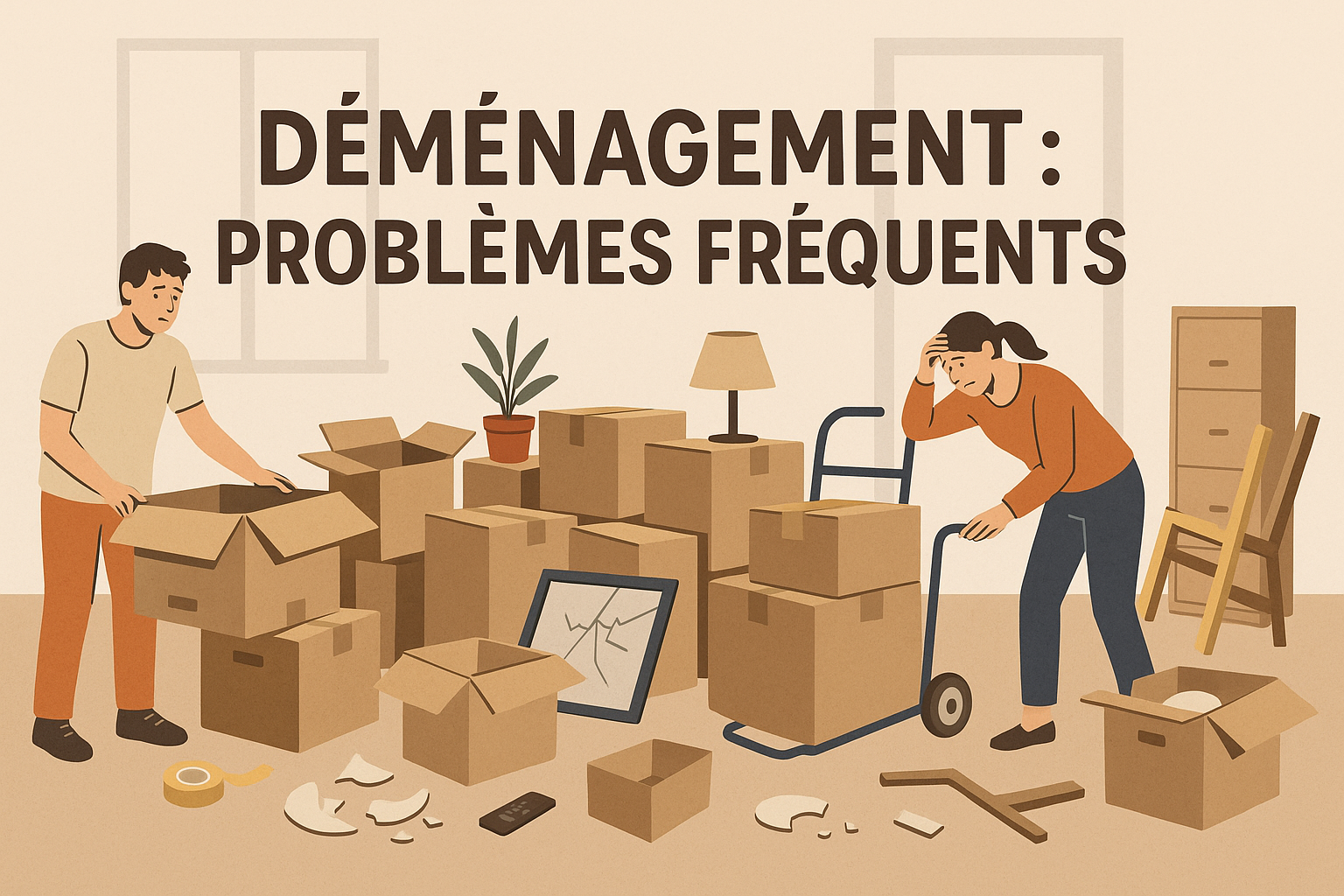 Quels sont les problèmes les plus fréquents lors d&rsquo;un déménagement&nbsp;?