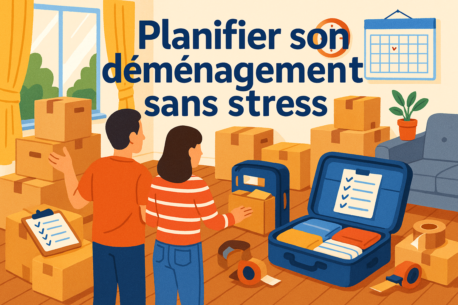 Comment bien planifier son déménagement pour éviter le stress