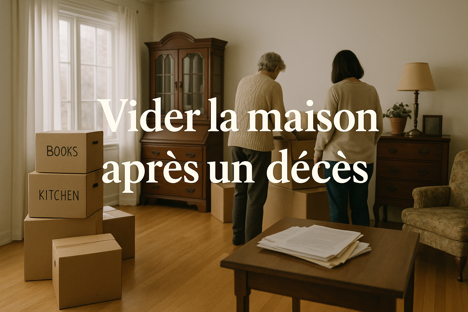 Comment vider la maison de ses parents décédés : étapes, organisation et astuces
