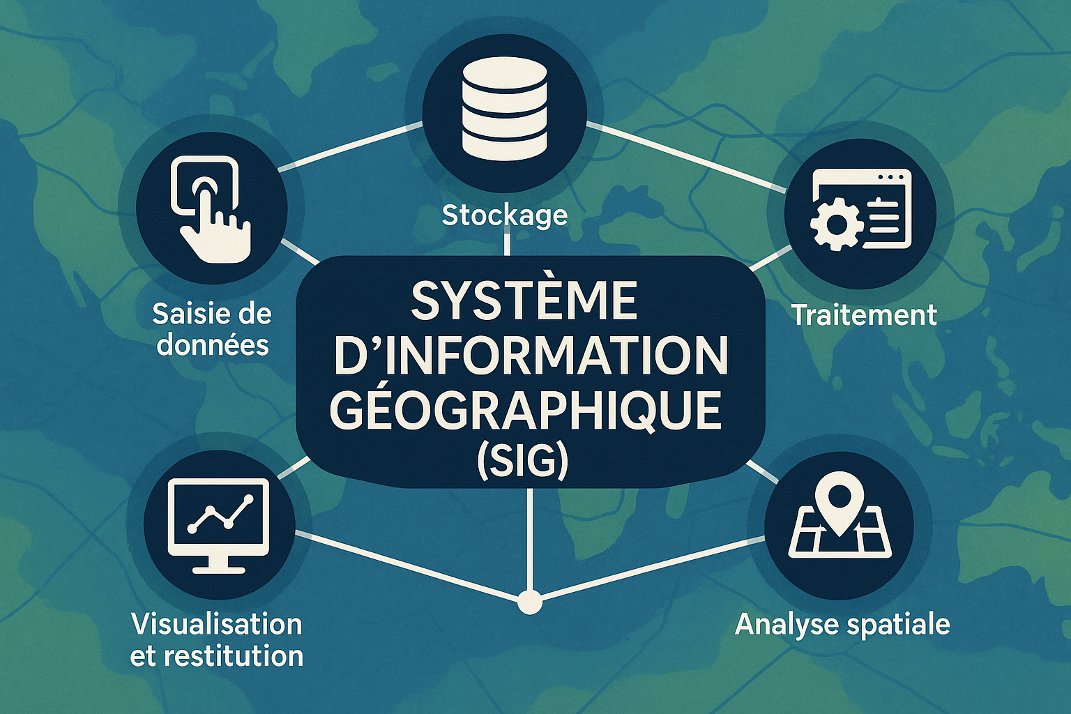 Quelles sont les 6 fonctions principales d’un SIG ?