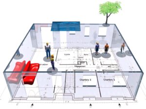 Comment compter le nombre de pièces dans une maison