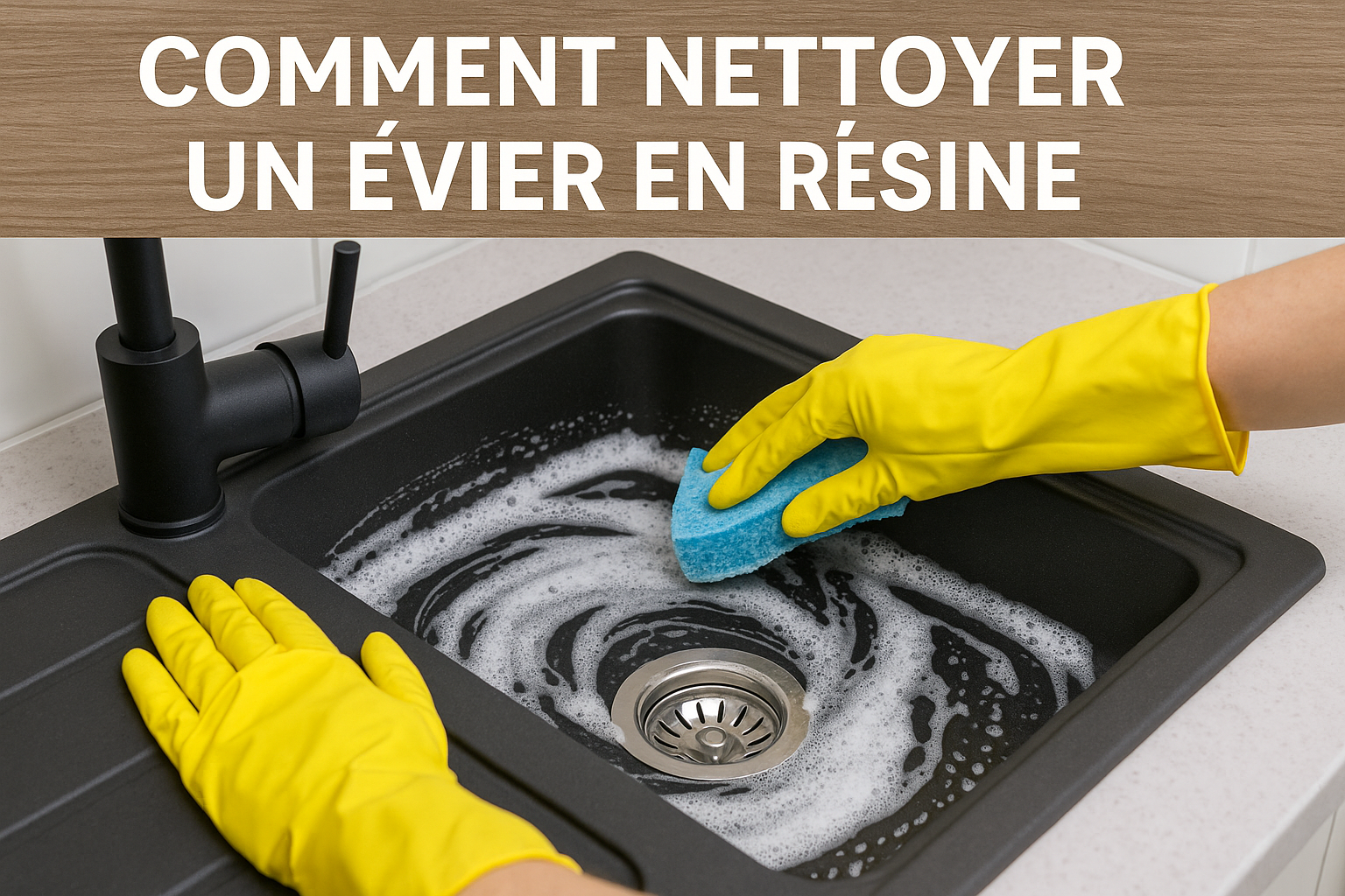 Nettoyer un évier en résine : les erreurs à éviter absolument