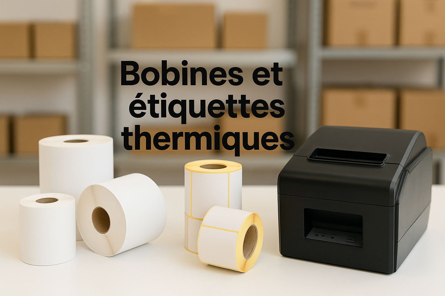 Tout savoir sur les bobines et étiquettes thermiques : usages, choix et astuces
