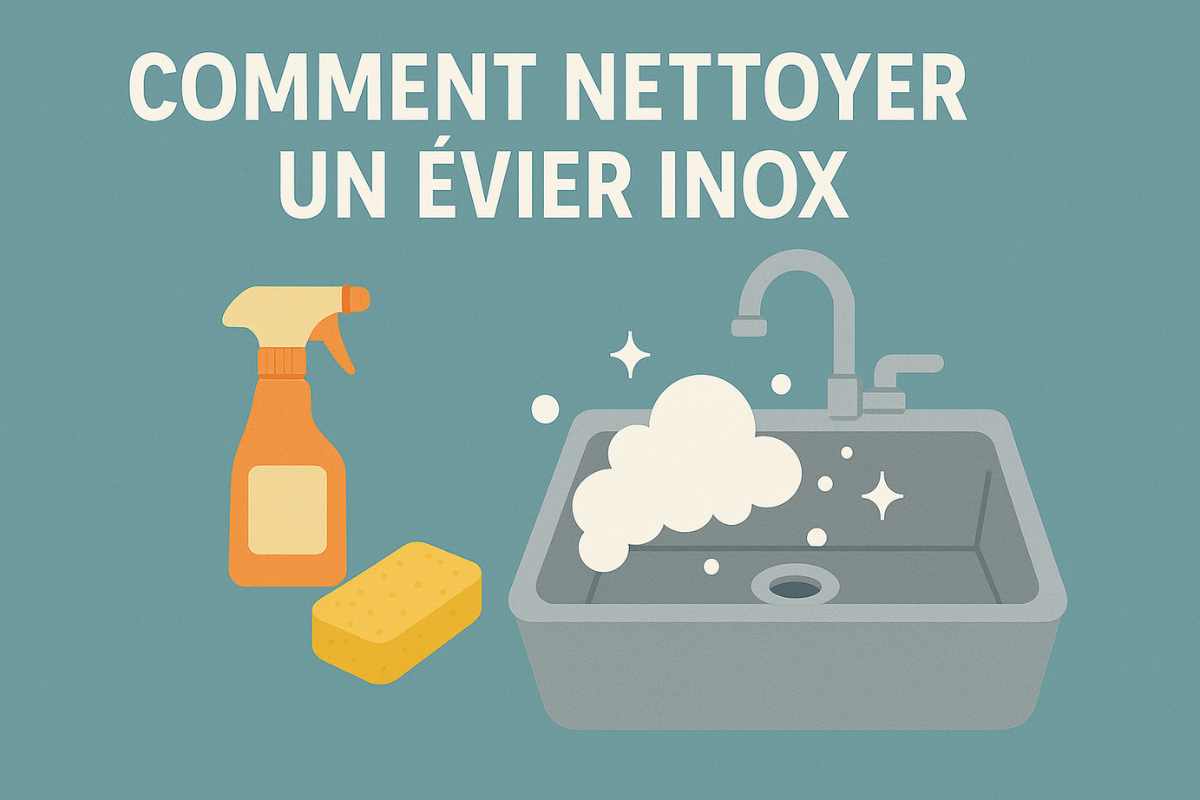 Comment nettoyer un évier inox ?