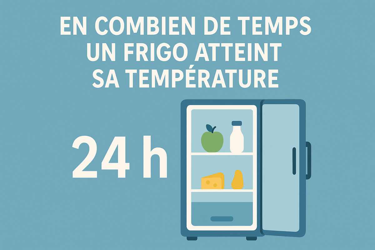 En combien de temps un frigo atteint sa température ?
