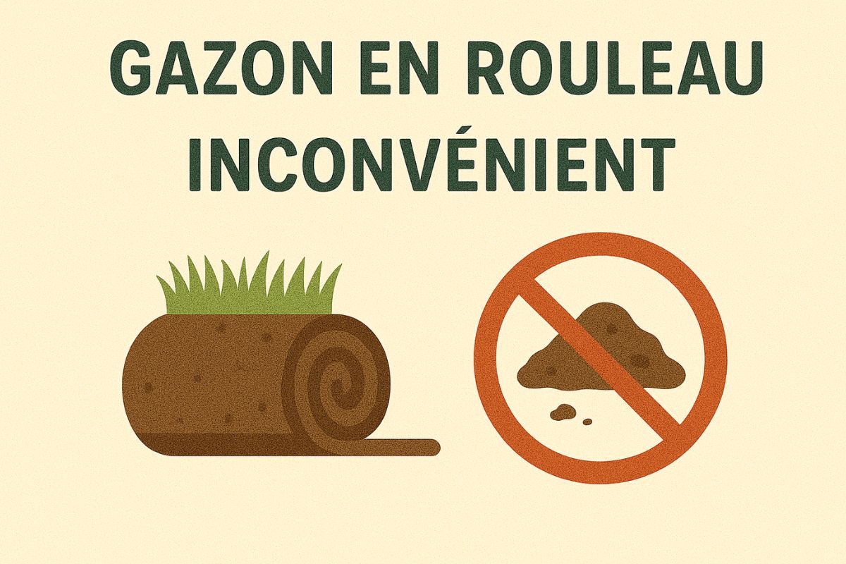 Quels sont les inconvénients du gazon en rouleau ?