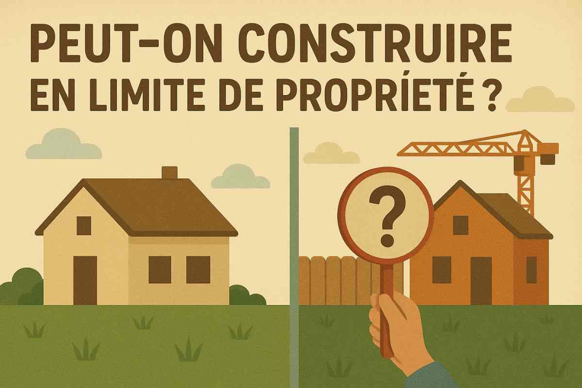 Peut-on construire en limite de propriété ?