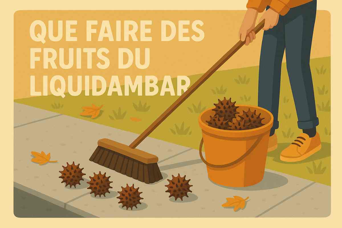 Que faire des fruits du liquidambar ?