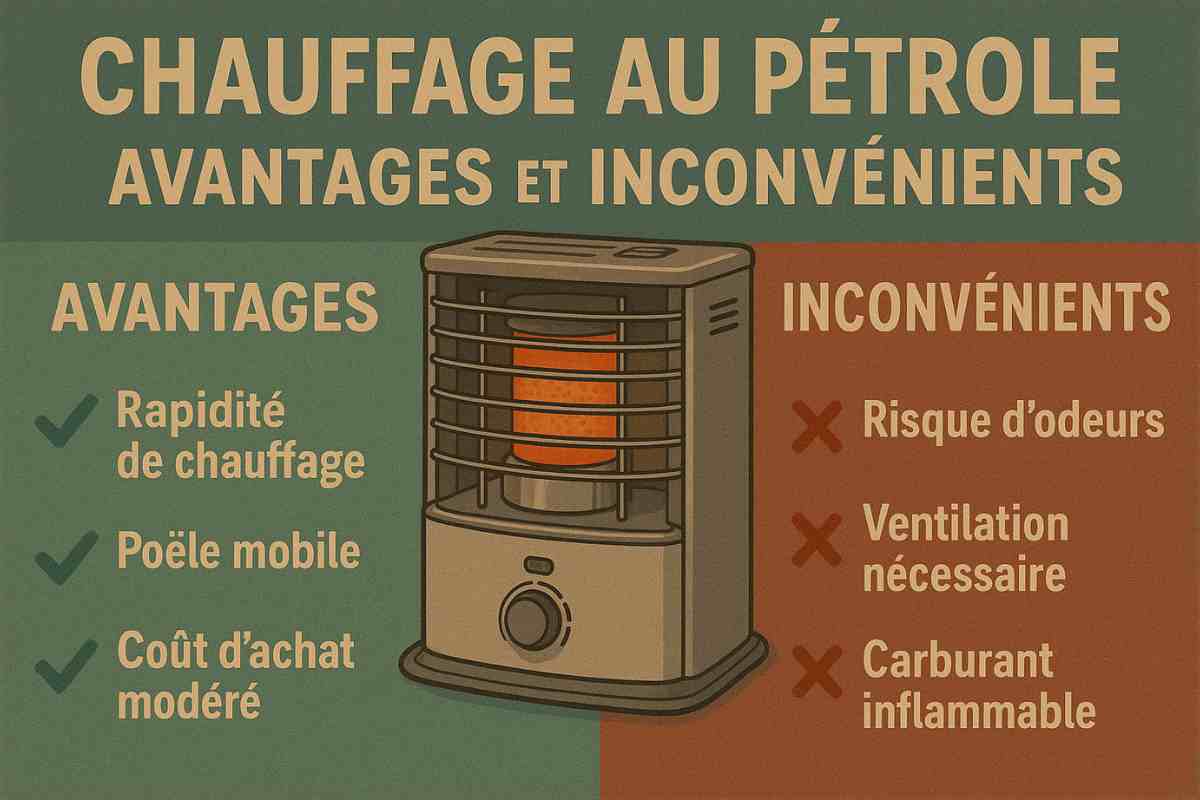 Quels sont les avantages et inconvénients du chauffage au pétrole ?