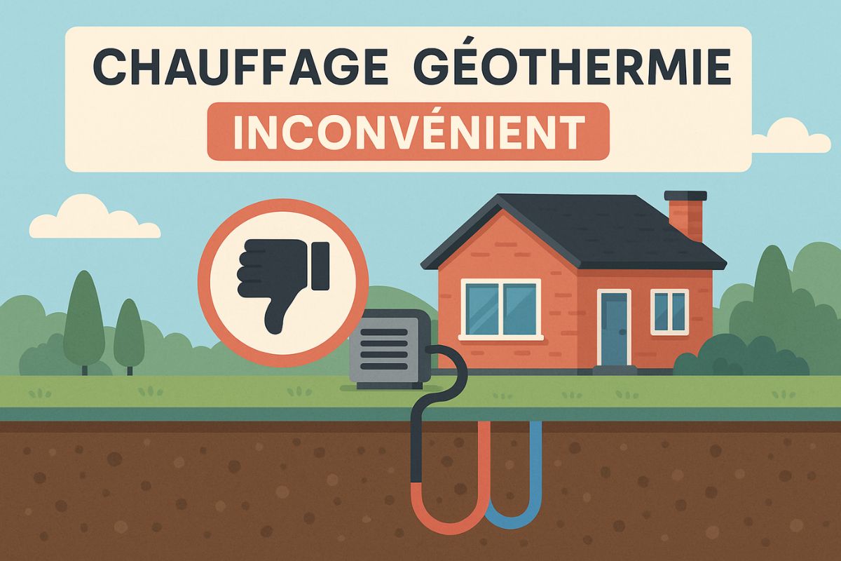 Quels sont les inconvénients du chauffage géothermique ?
