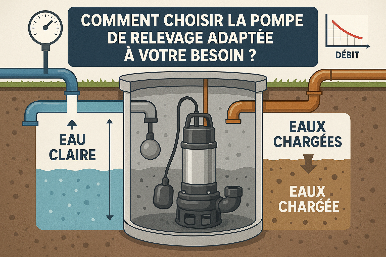 Comment choisir la pompe de relevage adaptée à votre besoin&nbsp;?