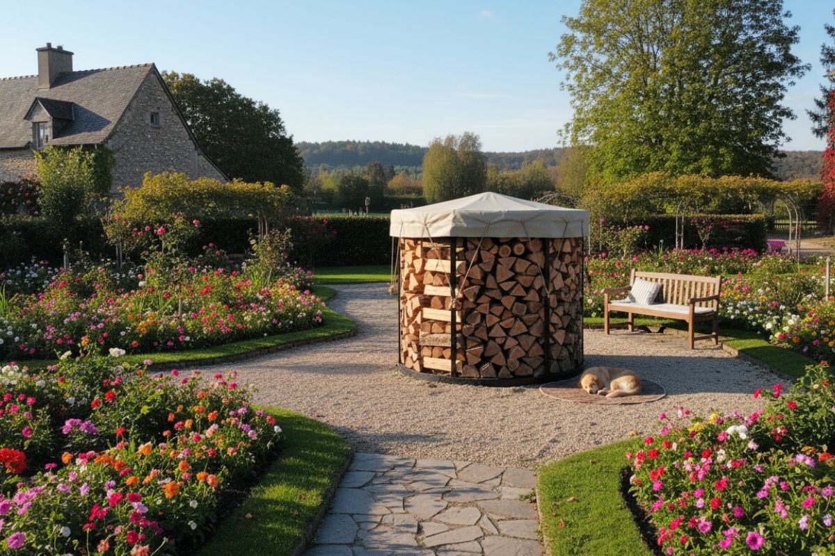 Comment stocker du bois de chauffage en extérieur ?