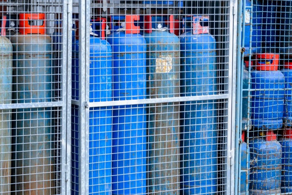 règles générales de stockage pour toutes les bouteilles de gaz