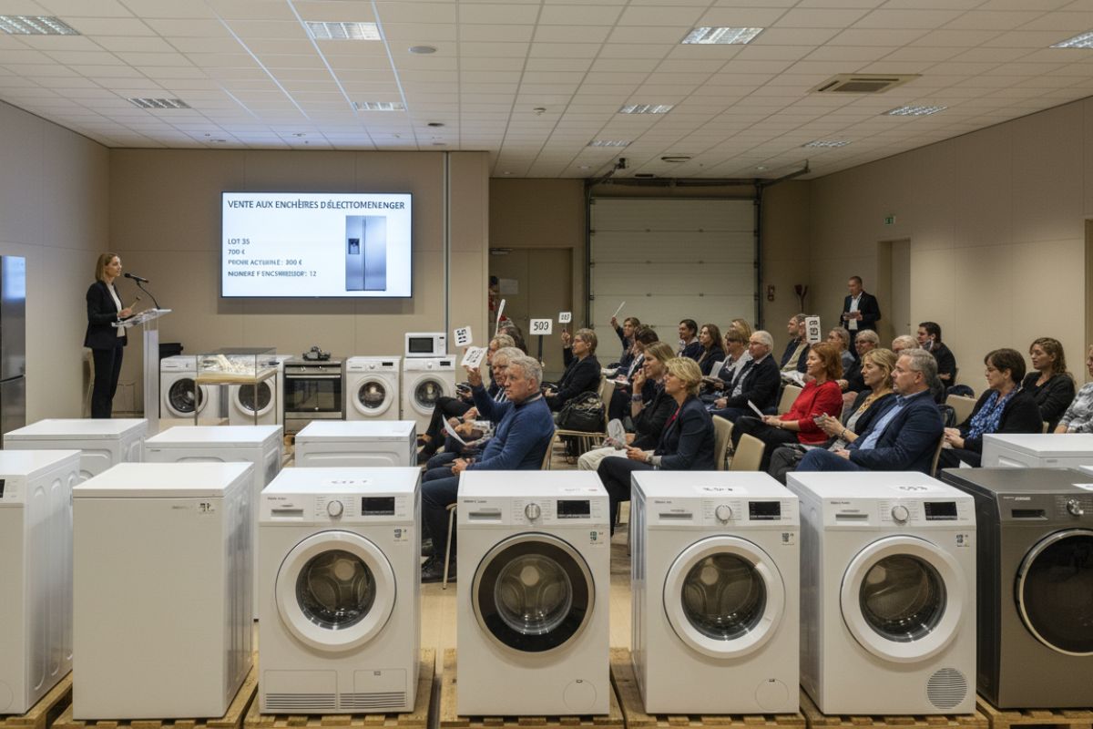 Vente aux enchères électroménager : comment ça marche ?