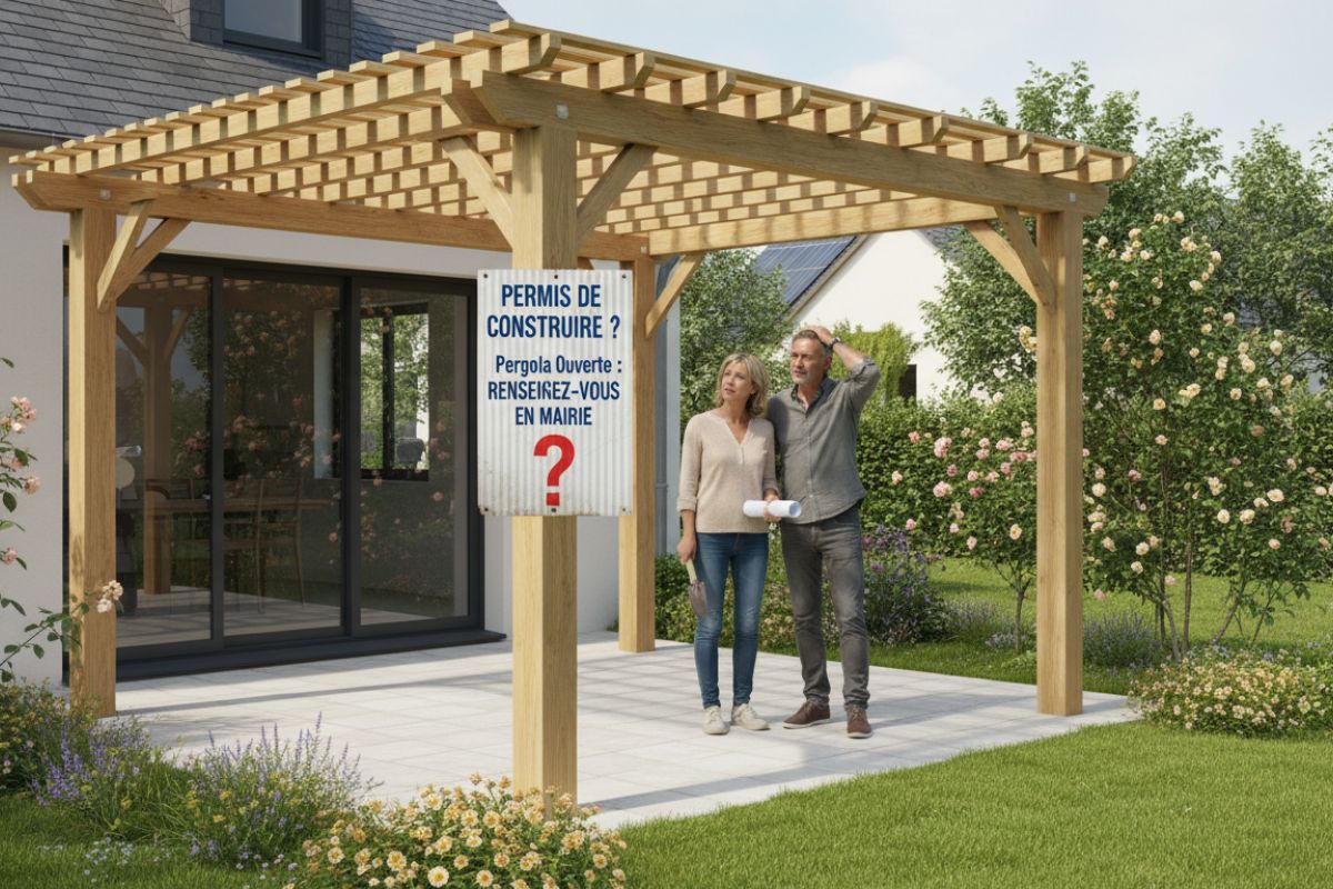 Faut-il un permis de construire pour une pergola ouverte ?