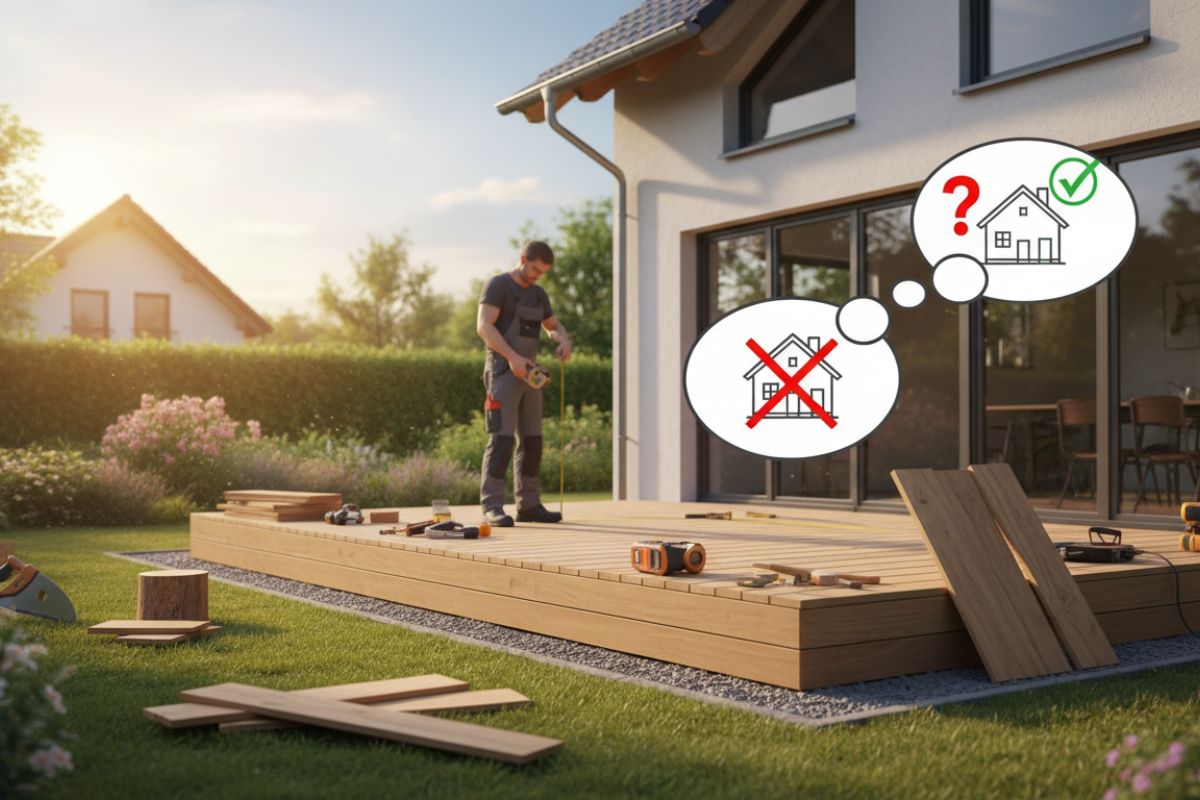 Faut-il un permis de construire pour une terrasse ?
