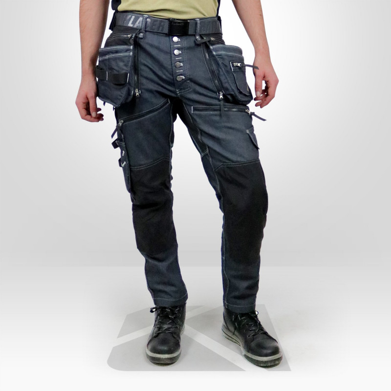 jean de travail stretch blaklader x1900 denim