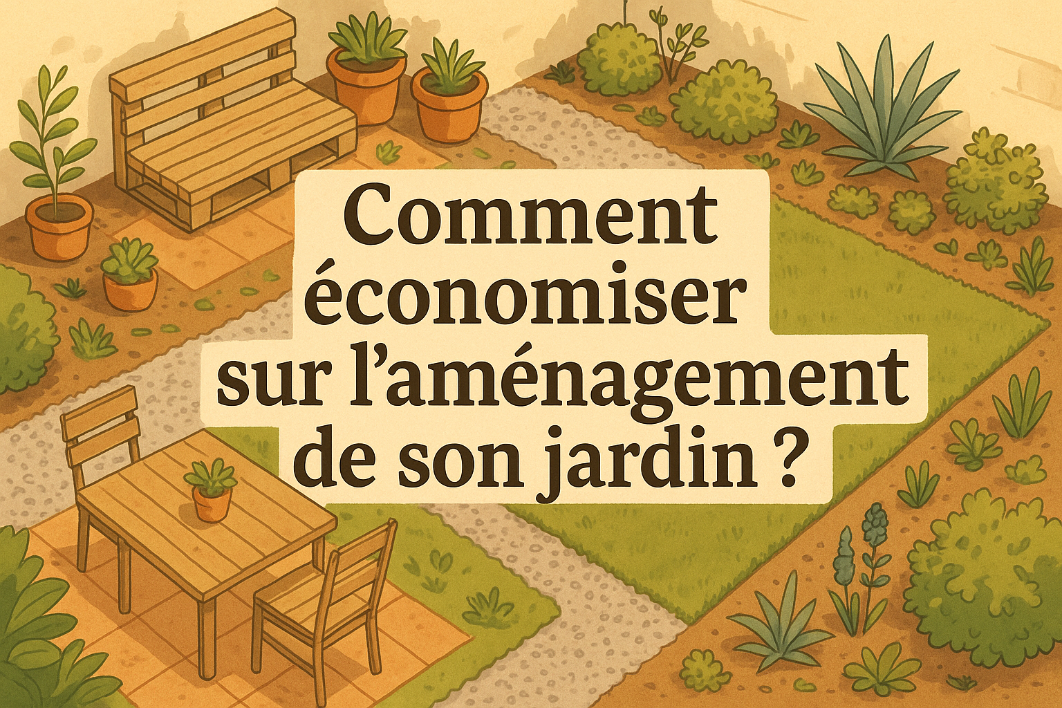 Comment économiser sur l’aménagement de son jardin ?