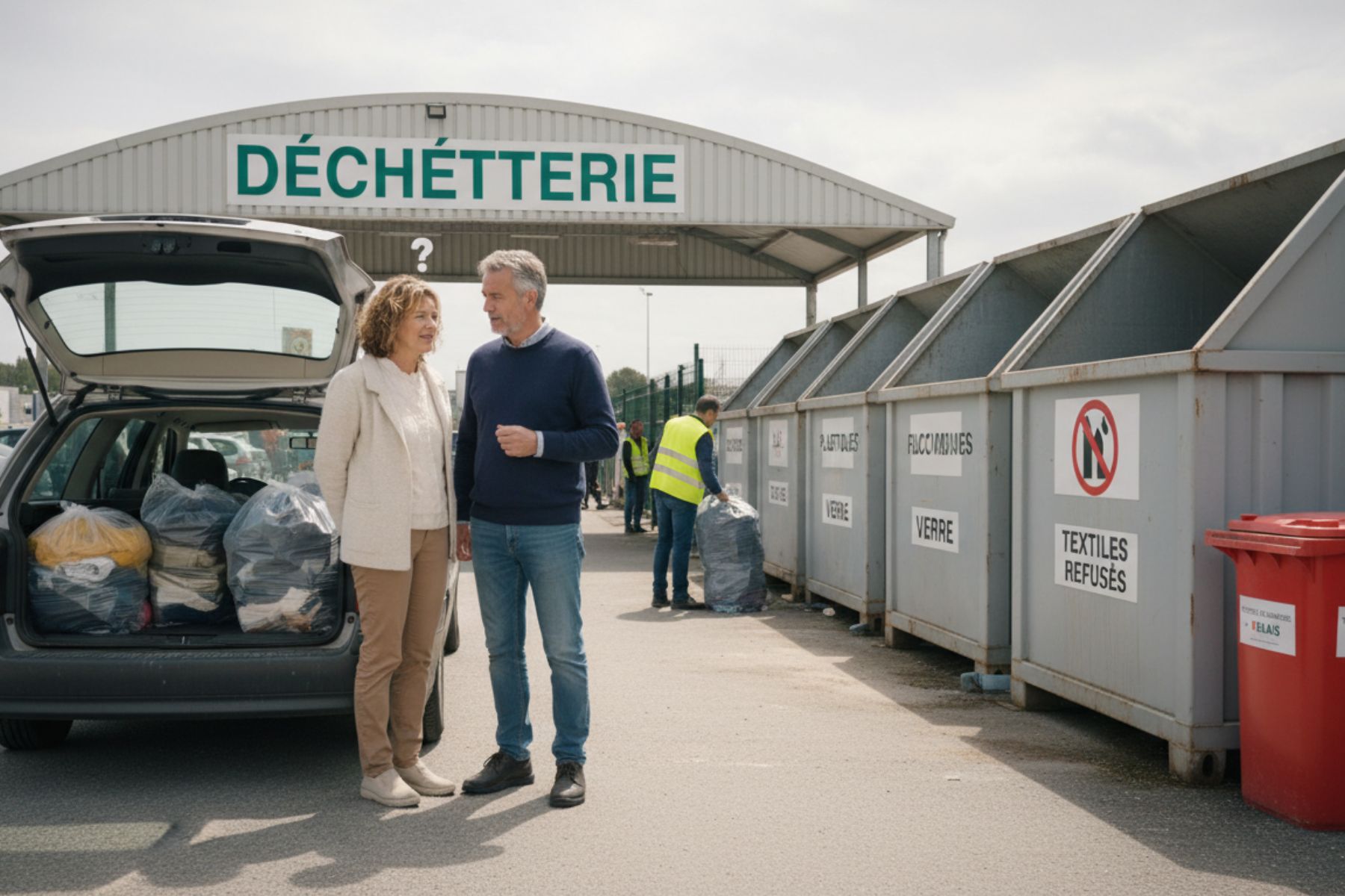 Peut-on mettre des vêtements à la déchetterie ?