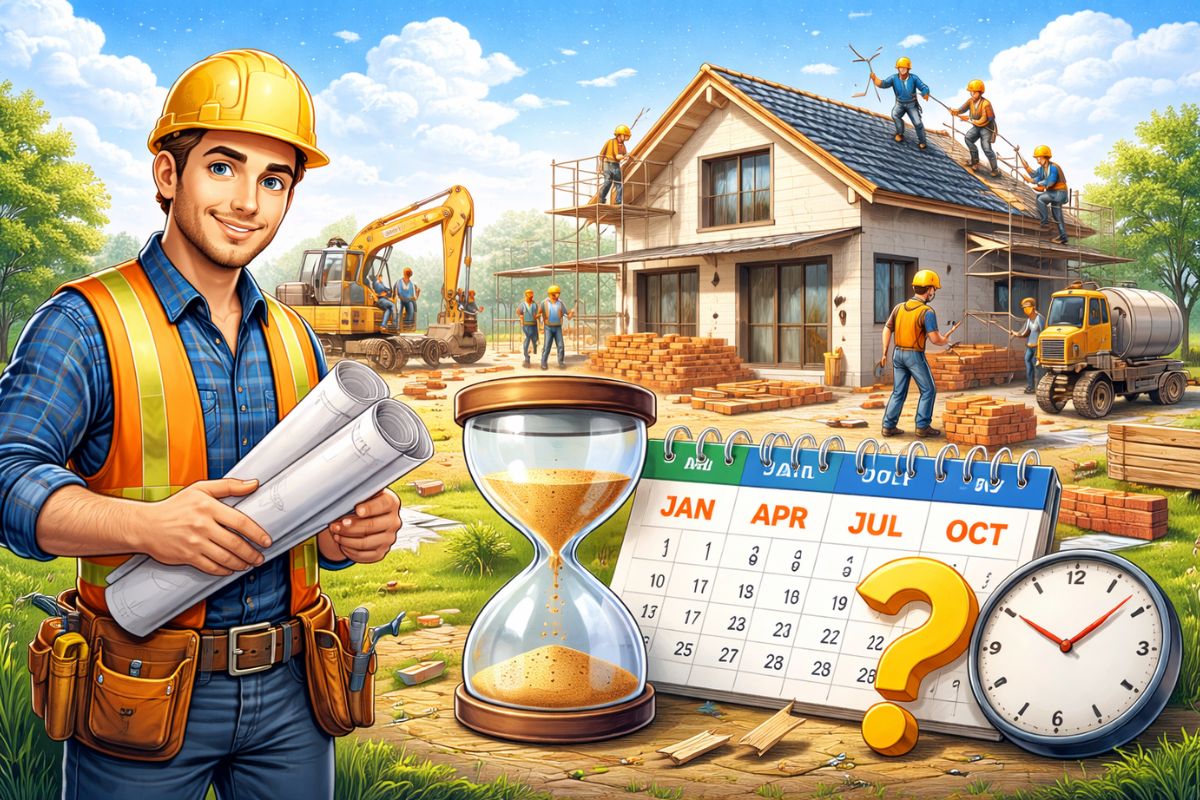 Combien de temps pour construire une maison