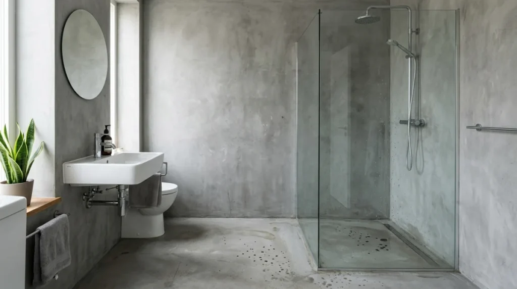 beton cire salle bain limites 1c4f