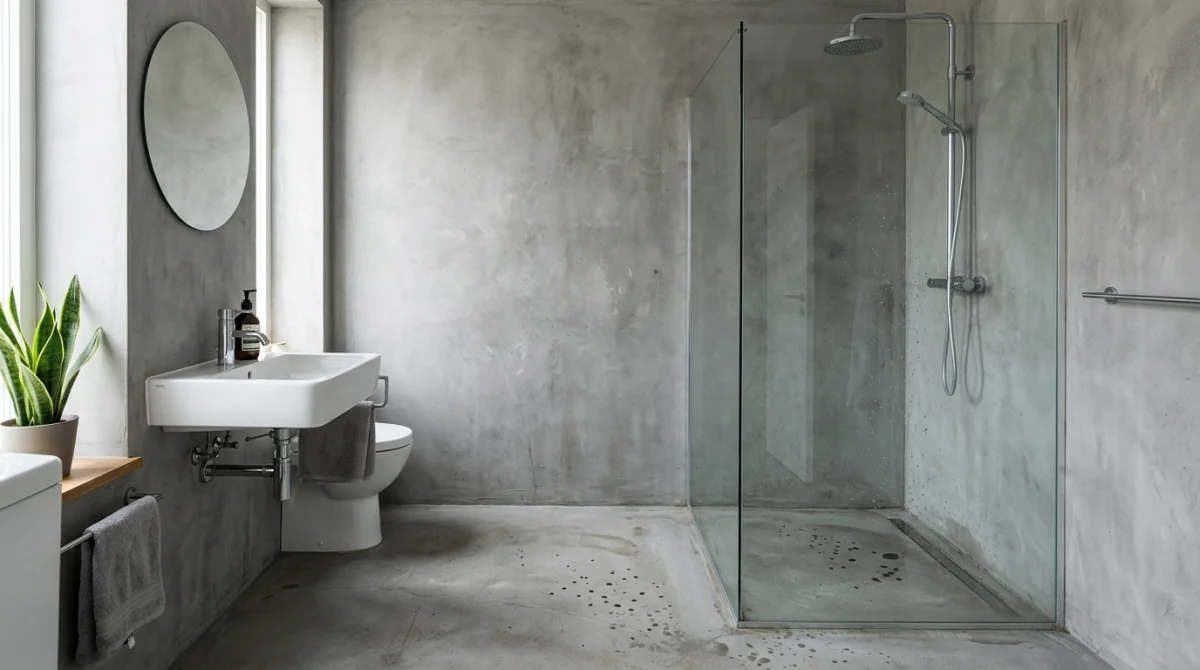 Inconvénients du béton ciré en salle de bain : ce qu&rsquo;il faut vraiment savoir