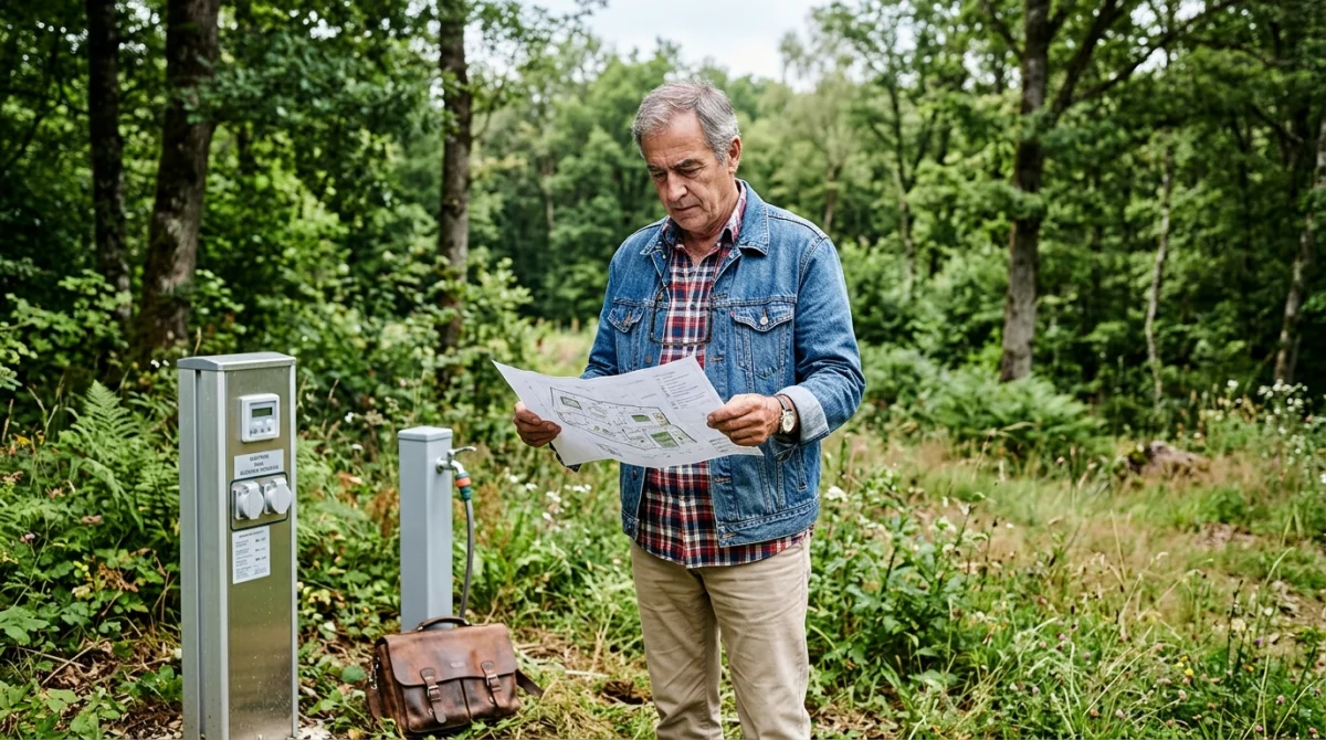 Eau et électricité sur un terrain non constructible