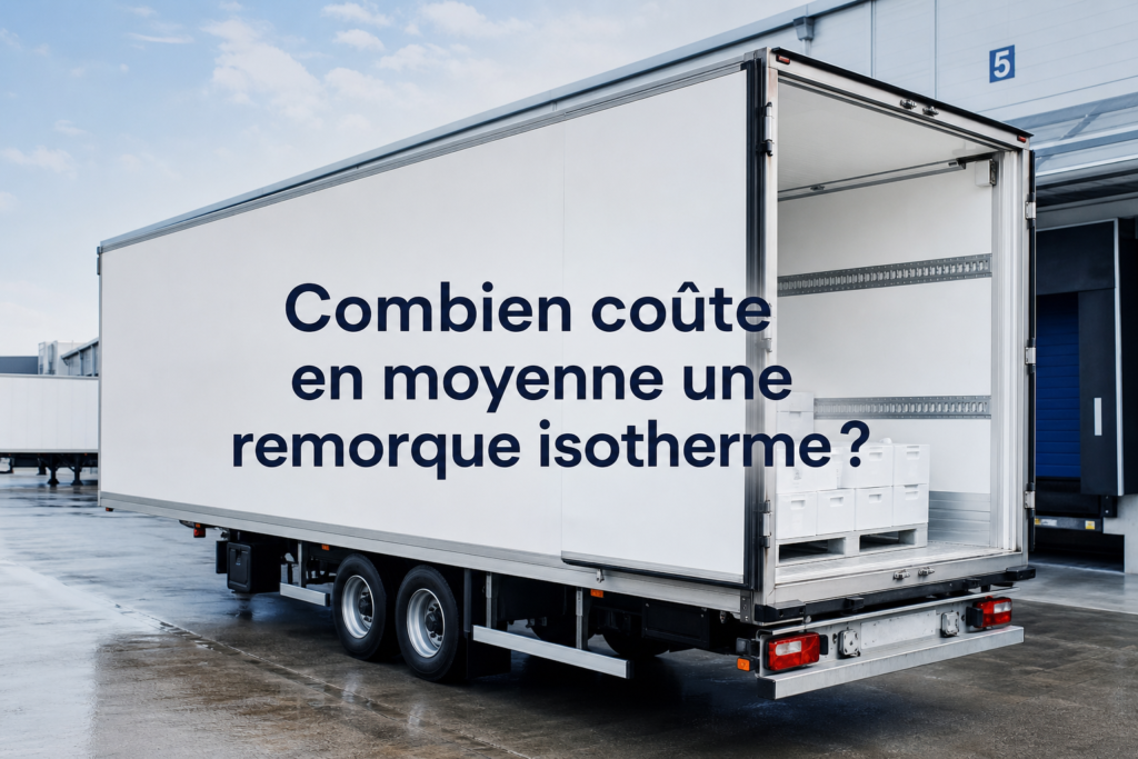 prix remorque isotherme, remorque moderne