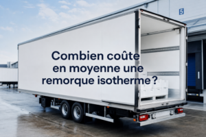 prix remorque isotherme, remorque moderne